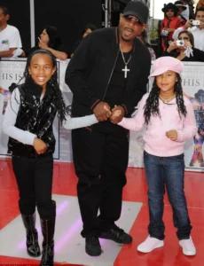 Martin Lawrence with his children